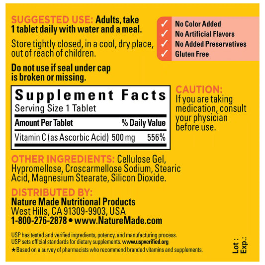 Vitamin C 500 mg Tablets