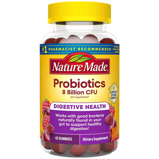 Digestive Probiotics 8 Billion CFU per 2 Probiotic Gummies