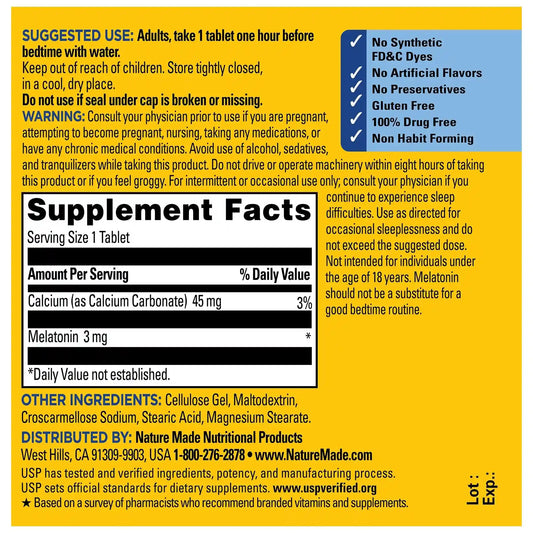 Melatonin 3 mg Tablets