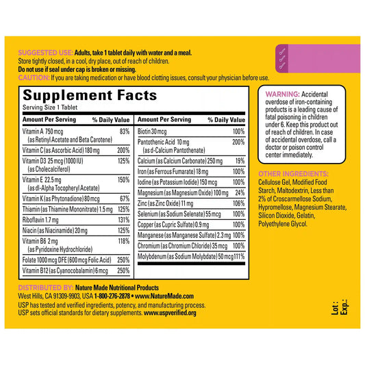 Women's Multivitamin Tablets