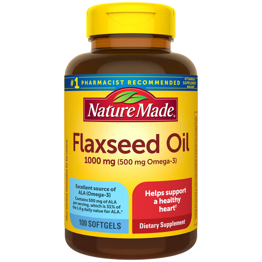 Flaxseed Oil 1000 mg Softgels