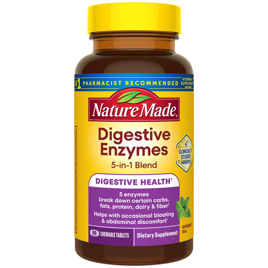 Digestive Enzymes 5-in-1 Blend Chewable Tablets