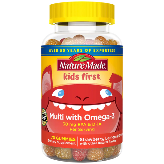 Kids First® Multivitamin + Omega-3 Gummies