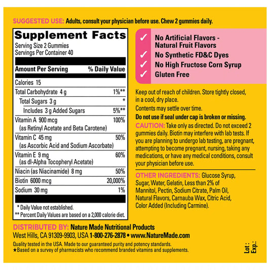 Advanced Hair, Skin & Nails Gummies