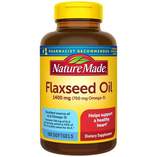 Flaxseed Oil 1400 mg Softgels