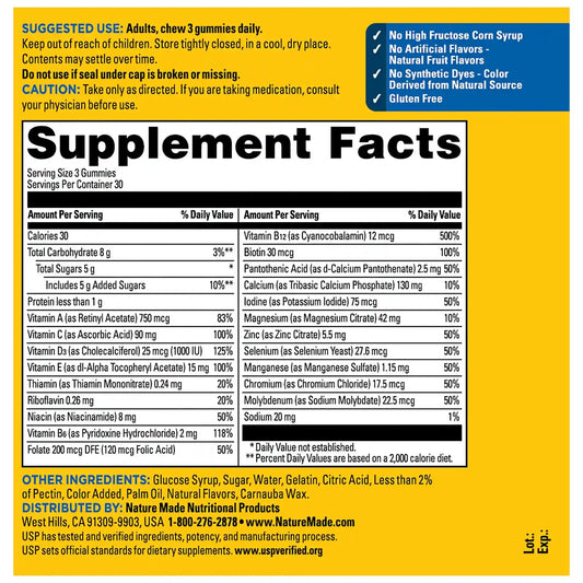 Men's Advanced Multivitamin Gummies