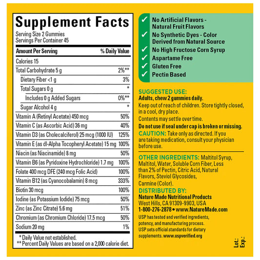 Zero Sugar‡ Multivitamin Gummies