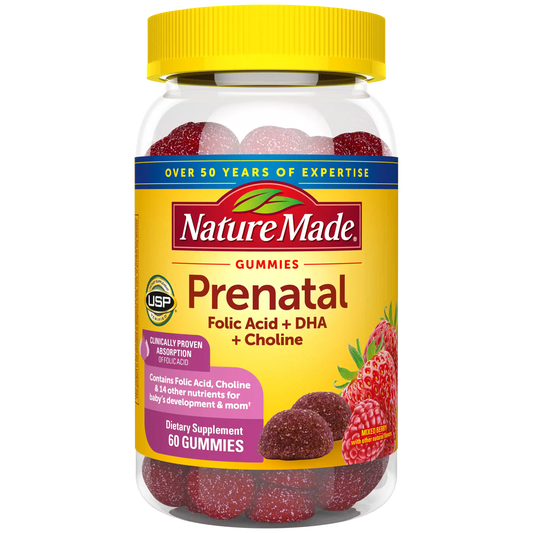 Prenatal Folic Acid + DHA + Choline Gummies