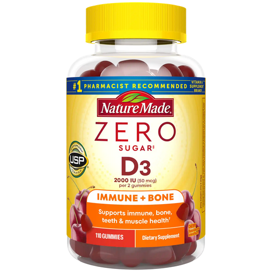 Zero Sugar Vitamin D3 Gummies