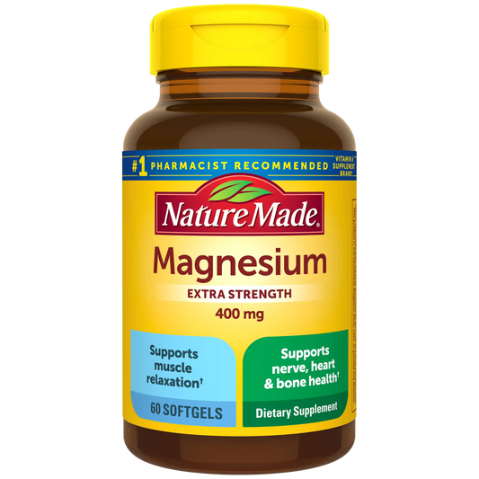 Magnesium Extra Strength 400 mg Softgels