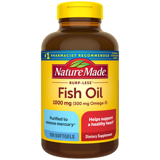 Burp-Less♦ Fish Oil 1000 mg Softgels
