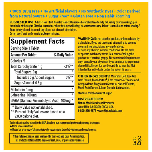 Wellblends™ Back to Sleep™ Fast Dissolve Tablets
