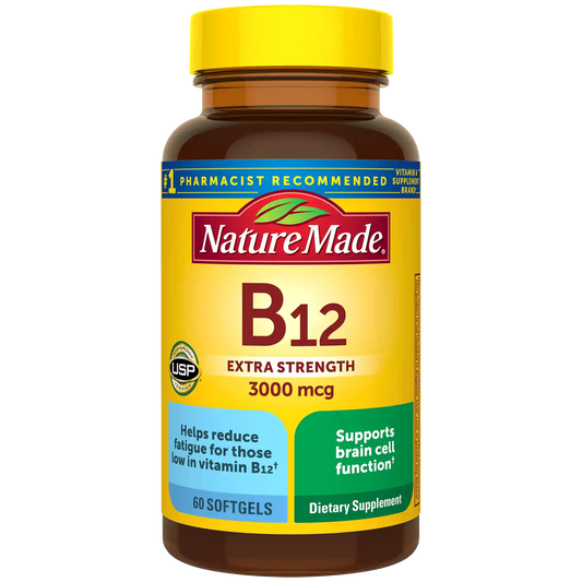 Vitamin B12 Extra Strength 3000 mcg Softgels
