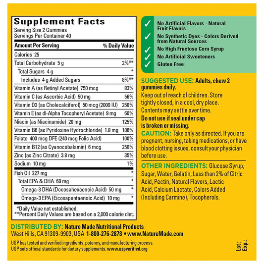 Multivitamin + Omega-3 Gummies