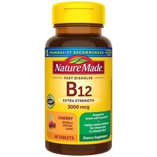 Vitamin B12 3000 mcg Fast Dissolve Tablets