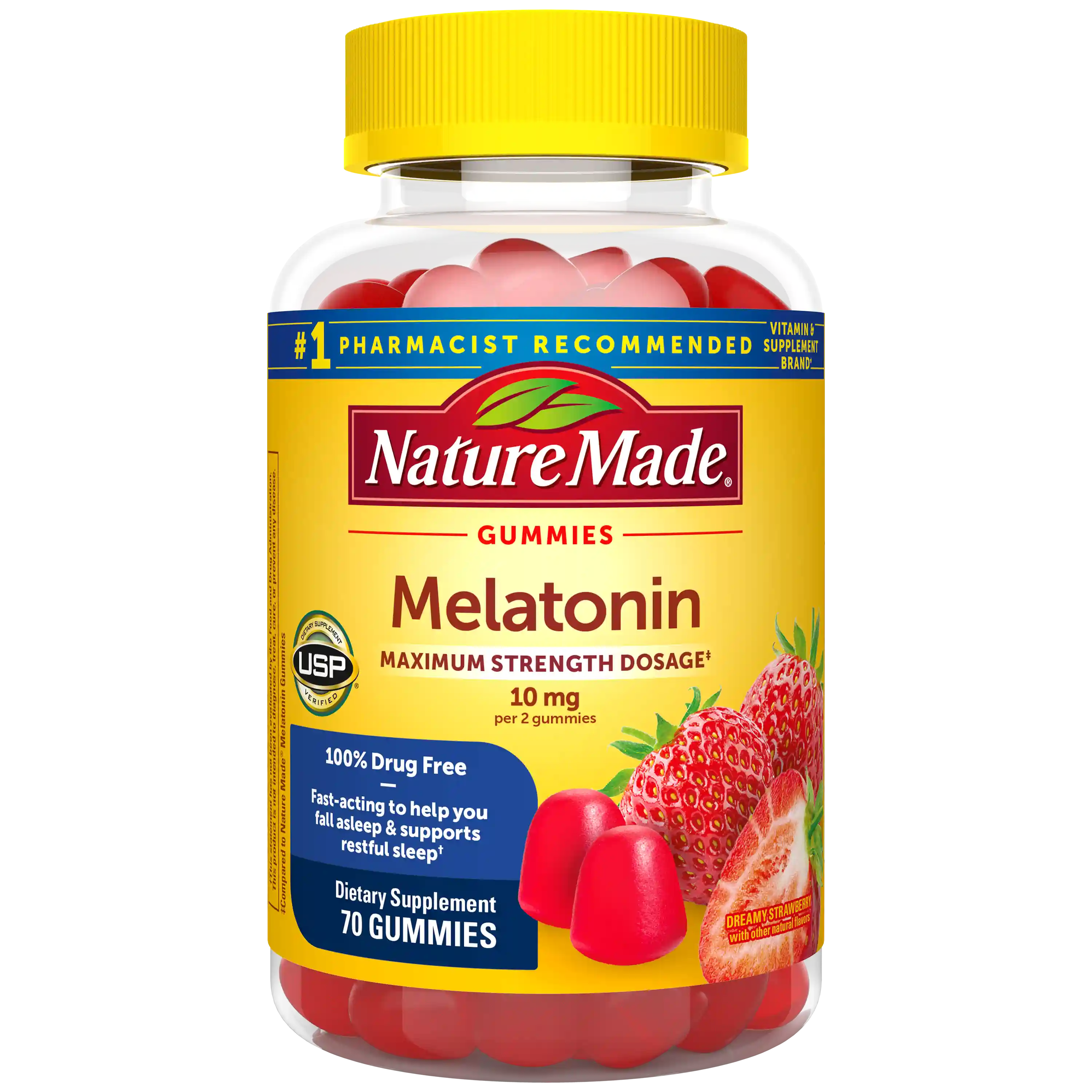 10 Mg Melatonin Gummies Maximum Strength Dosage‡
