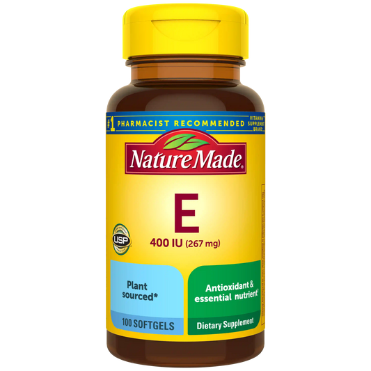Vitamin E 400 IU (267 mg) d-Alpha Softgels