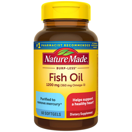 Burp-Less♦ Fish Oil 1200 mg Softgels