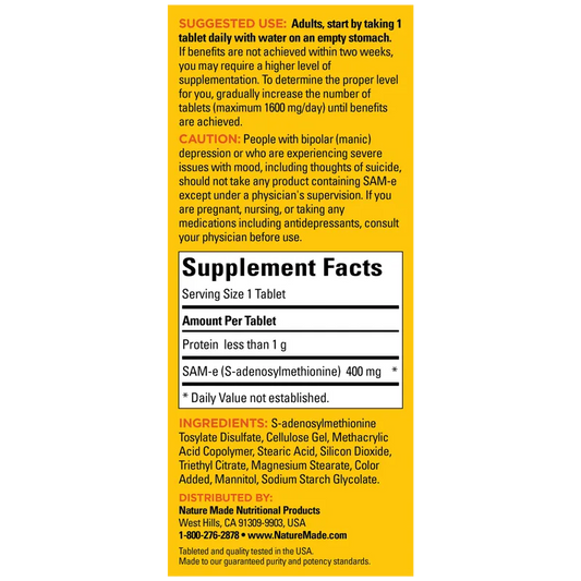 SAM-e Complete®◆ 400 mg Tablets