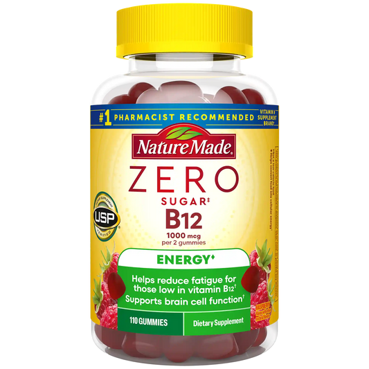Zero Sugar‡ Energy◆ B12 Gummies 1000 Mcg Per Serving