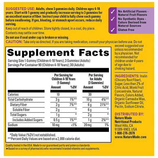 Prebiotic Fiber Gummies