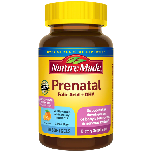 Prenatal Multivitamin Folic Acid + DHA Softgels