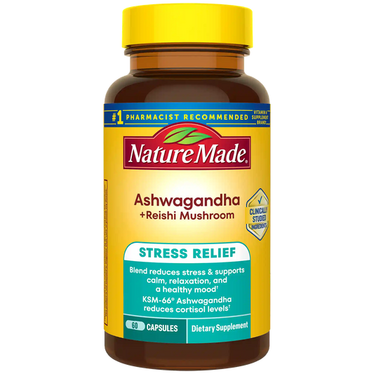 Ashwagandha + Reishi Mushroom Capsules