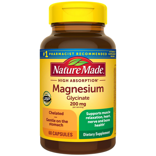 High Absorption Magnesium Glycinate Capsules 200 mg