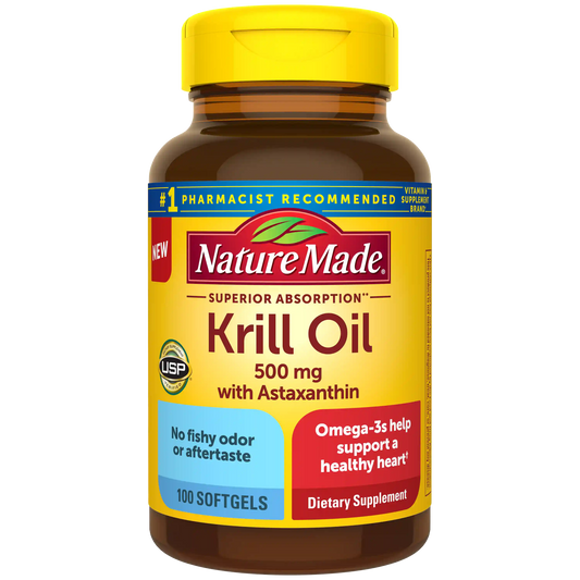 Superior Absorption** Krill Oil 500 Mg Softgels