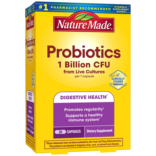 Probiotics 1 Billion CFU From Live Cultures Capsules